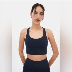Girlfriend Collective Skyline Paloma Racerback Bra Black Small